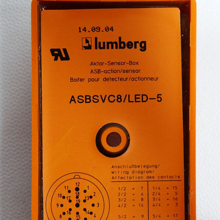 Lumberg Automation Aktor-/Sensor Verteiler ASBSVC8/LED-5 / Neuwertig