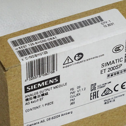 Siemens Ausgangsmodul 6ES7135-6HD00-0BA1 6ES7 135-6HD00-0BA1 /Neu OVP versiegelt