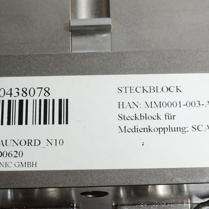 Scansonic Steckblock für medienkopplung MM0001-003-AB / Neu - Maranos.de