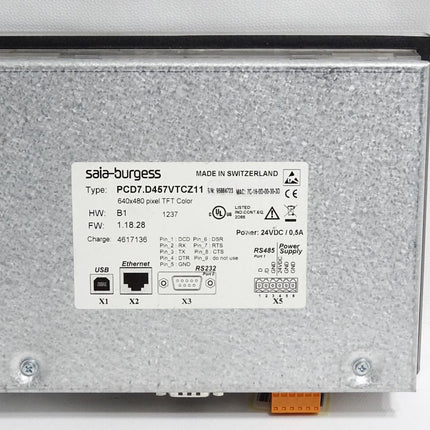 Saia Burgess Web Panel PCD7.D457VTCZ11 640x480 HW B1 FW 1.18.28 - Maranos.de