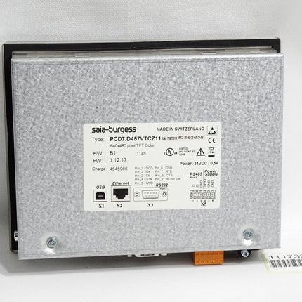 Saia Burgess Web Panel PCD7.D457VTCZ11 640x480 HW B1 FW 1.12.17 - Maranos.de