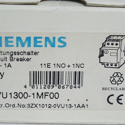 Siemens Leistungsschalter 3VU1300-1MF00 / Neu OVP