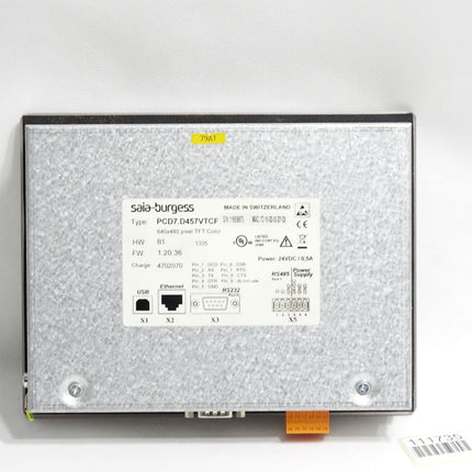 Saia Burgess Web Panel PCD7.D457VTCF 640x480 HW B1 FW 1.20.36 - Maranos.de