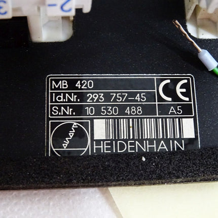 Heidenhain MB420 293757-45 336374-01 Maschinensteuertafel Bedienfeld - Maranos.de
