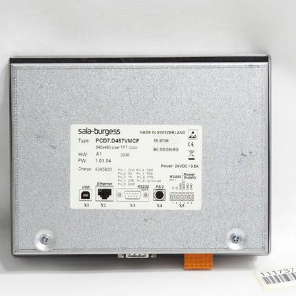 Saia Burgess Web Panel PCD7.D457VMCF 640x480 HW A1 FW 1.01.04 - Maranos.de