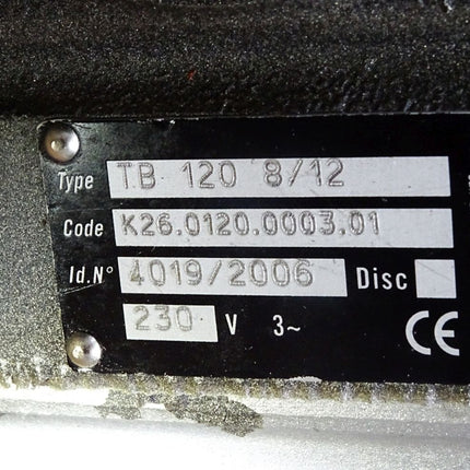 Baruffaldi Scheibenrevolver TB-serie TB120 8/12 0.15/1.8 Kgm2