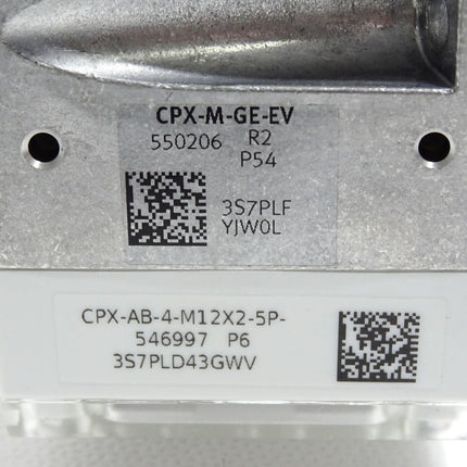 Festo Verkettungsblock CPX-M-GE-EV 550206 + 546997 CPX-AB-4-M12X2-5P / Unbenutzt - Maranos.de
