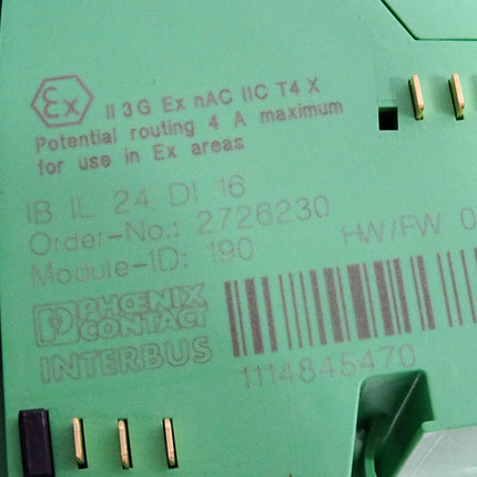 Phoenix Contact Inline-Klemme IB IL 24 DI 16 2726230