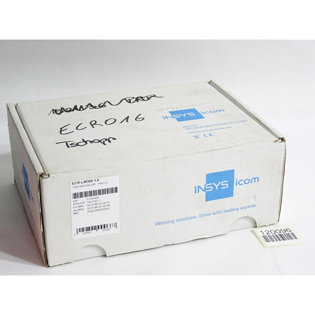 Insys icom Router ECR-LW300 1.0 10021494.002-009 FW5.3 / Neu OVP - Maranos.de