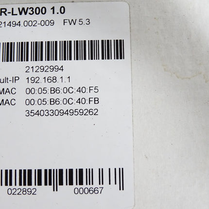 Insys icom Router ECR-LW300 1.0 10021494.002-009 FW5.3 / Neu OVP - Maranos.de