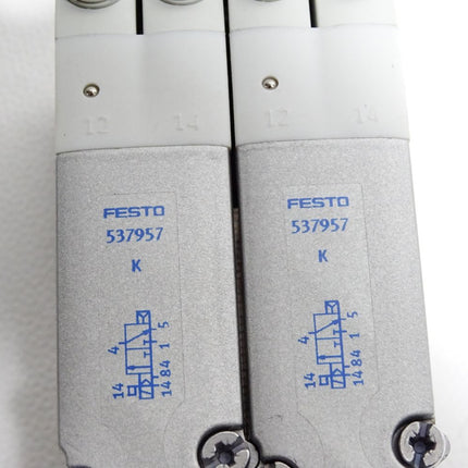 Festo 537984 VMPA2-FB-EMG-4 + 537957 Magnetventil VMPA2-M1H-K-PI / Unbenutzt - Maranos.de