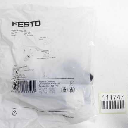 Festo 543107 Netzanschlussdose NECU-G78G5-C2 / Neu OVP - Maranos.de