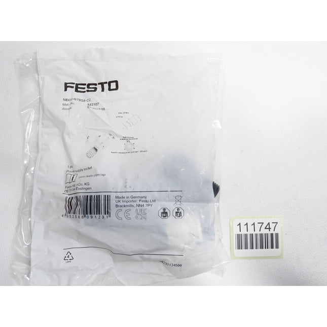 Festo 543107 Netzanschlussdose NECU-G78G5-C2 / Neu OVP - Maranos.de
