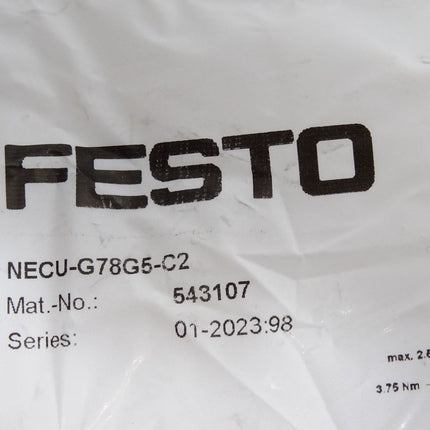 Festo 543107 Netzanschlussdose NECU-G78G5-C2 / Neu OVP - Maranos.de