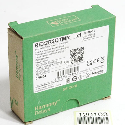 Schneider Electric Star-delta Tier Relay RE22R2QTMR / Neu OVP