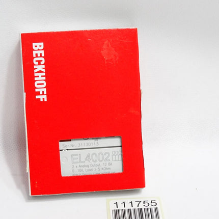 Beckhoff EL4002 analoge Ausgangsklemme / Neu OVP versiegelt - Maranos.de