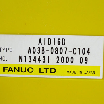Fanuc AID16D A03B-0807-C104 I/O Modul - Maranos.de