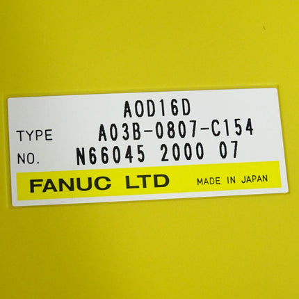Fanuc AOD16D A03B-0807-C154 I/O Modul - Maranos.de