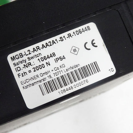 Euchner 106448 MGB-L2-AR-AA2A1-S1-R-106448