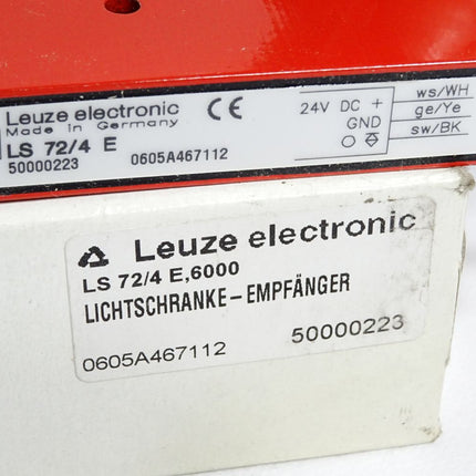 Leuze electronic Lichtschranke Empfänger LS72/4 E 50000223 / Neu OVP