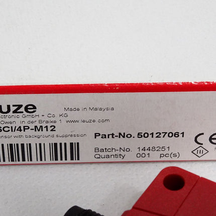 Leuze electronic Taster Hintergrundausblendung HT46CI/4P-M12 50127061 / Neu OVP - Maranos.de