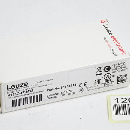 Leuze electronic Taster Hintergrundausblendung HT25C/4P-M12 50134215 / Neu OVP - Maranos.de