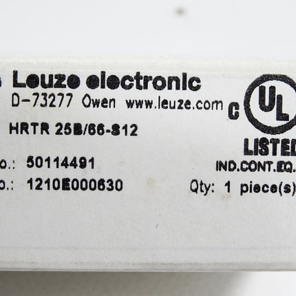 Leuze electronic Taster Hintergrundausblendung HRTR25B/66-S12 50114491 / Neu OVP - Maranos.de
