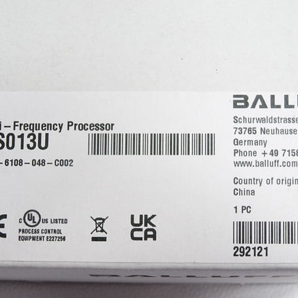 Balluff Multi-Frequency Processor BIS013U BIS V-6108-048-C002 Neu OVP versiegelt - Maranos.de
