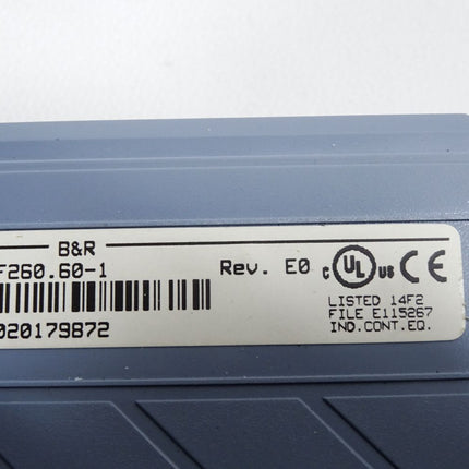 B&R 3IF260.60-1 Rev.E0 2005 Zentraleinheit ohne Schnittstellenmodul - Maranos.de