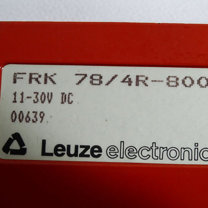 Leuze electronic Taster Hintergrundausblendung FRK78/4R-800 50000590 - Maranos.de