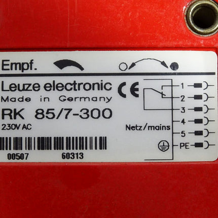 Leuze electronic Reflexionslichttaster RK85/7-300 50000507