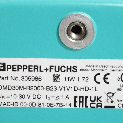 Pepperl+Fuchs 305986 OMD30M-R2000-B23-V1V1D-HD-1L 2-D LiDAR Sensor Top Zustand - Maranos.de