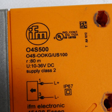 Ifm electronic Einweglichtschranke Sender O4S500 O4S-OOKG/US100