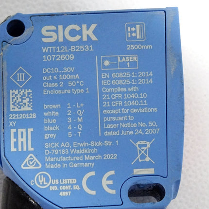 Sick Reflexions-Lichttaster WTT12L-B2531 1072609
