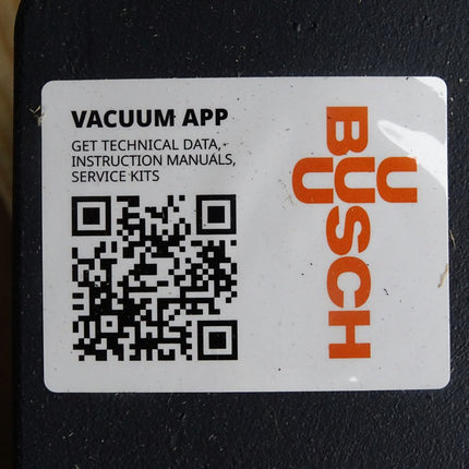 Busch Drehschieber-Vakuumpumpe R5 RD 0360 A 5H3 RD0360A5H3 0,5mbar 1800 1/min