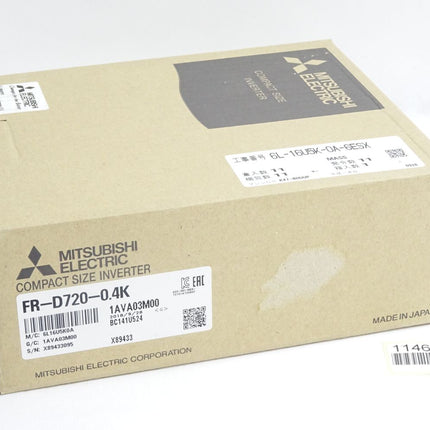 Mitsubishi Compact Size Inverter FR-D720-0.4K 0.4kW / Neu OVP - Maranos.de