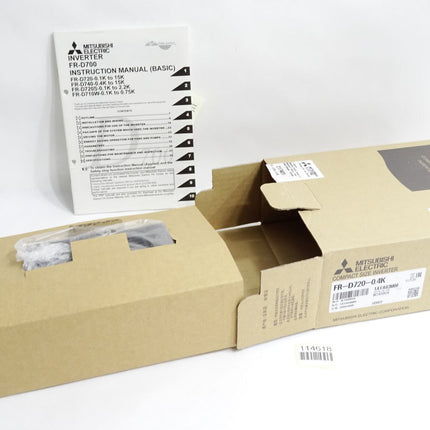 Mitsubishi Compact Size Inverter FR-D720-0.4K 0.4kW / Neu OVP - Maranos.de
