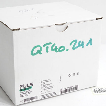 Puls Power Supply 3-Phase 24V 40A 960W QT40.241 / Neu - Maranos.de
