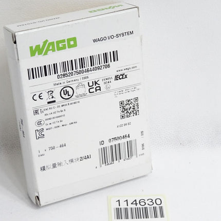 Wago 750-464 2/4-Kanal-Analogeingang / Neu OVP - Maranos.de
