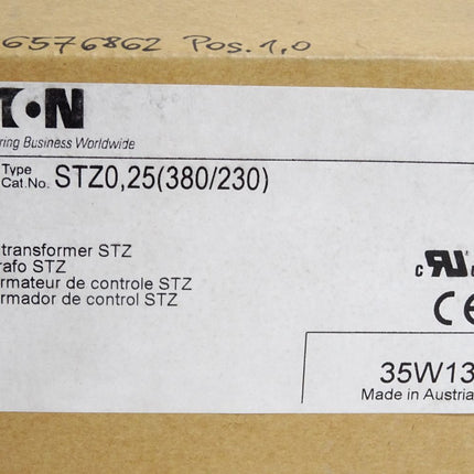 Eaton Steuertrafo STZ STZ0,25(380/230) / Neu OVP - Maranos.de