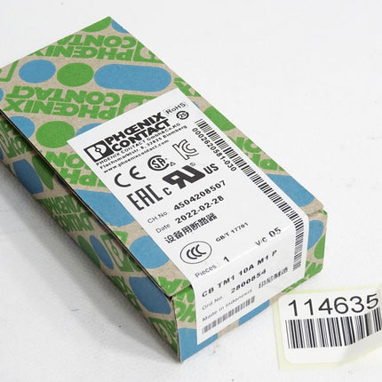 Phoenix Contact CB TM1 10A M1 P 2800854 Geräteschutzschalter /Neu OVP versiegelt - Maranos.de