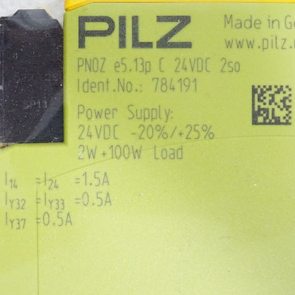 Pilz Safety relay PNOZ e5.13p C 24VDC 2so 784191 / Neu OVP