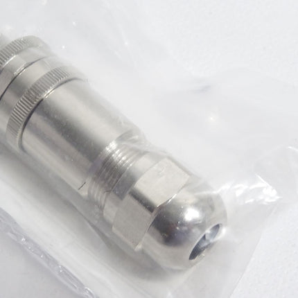 TE Connectivity T4111512041-000 M12 M 4P GOLD D_CODE S SHIELDED PG9 / Neu OVP - Maranos.de