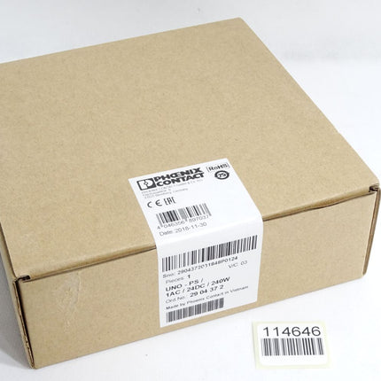 Phoenix Contact 2904372 UNO-PS/1AC/24DC/240W Stromversorgung /Neu OVP versiegelt - Maranos.de