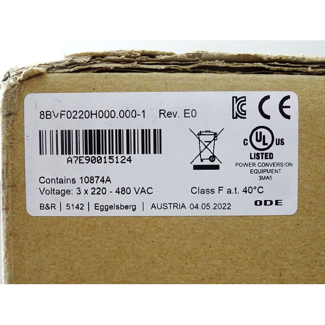 B&R ACOPOSmulti Netzfilter 8BVF0220H000.000-1 / Neu OVP