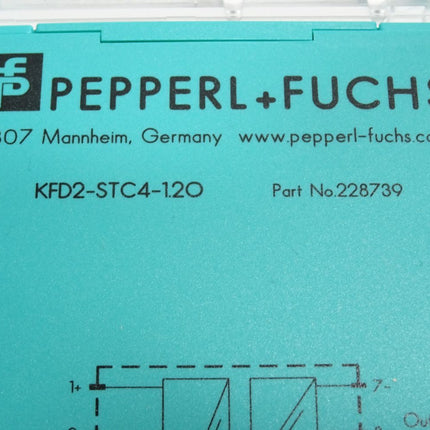 Pepperl+Fuchs 228739 KFD2-STC4-1.2O SMART Transmitter Power Supply - Maranos.de