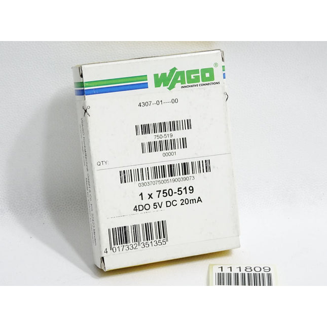 Wago 750-519 4-Kanal-Digitalausgang / Neu OVP versiegelt - Maranos.de