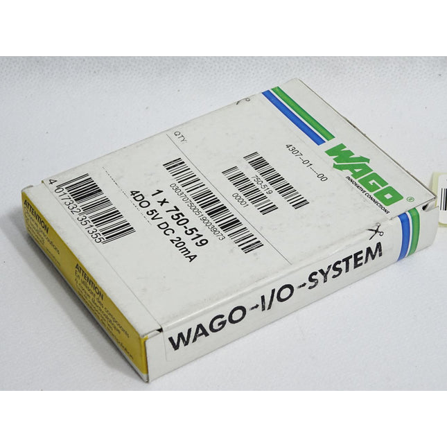 Wago 750-519 4-Kanal-Digitalausgang / Neu OVP versiegelt - Maranos.de