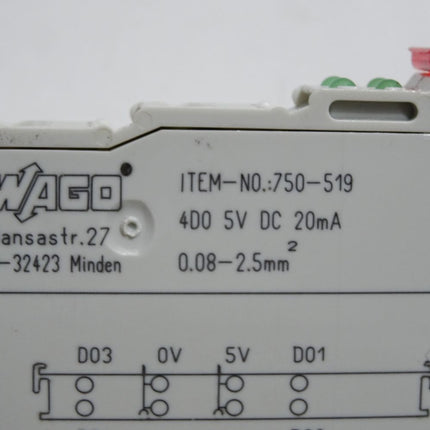 Wago 750-519 4-Kanal-Digitalausgang - Maranos.de