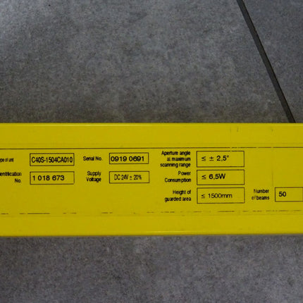 Sick Sicherheitslichtvorhang Sender C4000 C40S-1504CA010 1018673